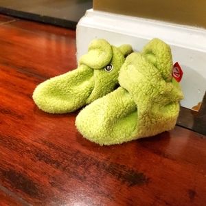 Zutano fleece baby booties